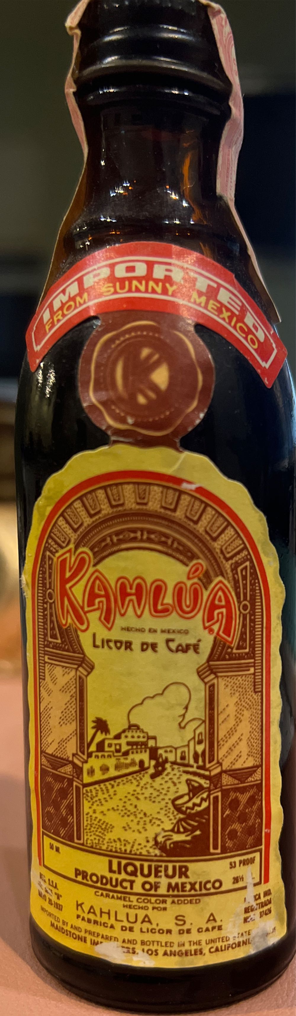Kahlua - Pernod Ricard in Veracruz, Mexico (1.75 L) alcohol collectible [Barcode 089540122694] - Main Image 4