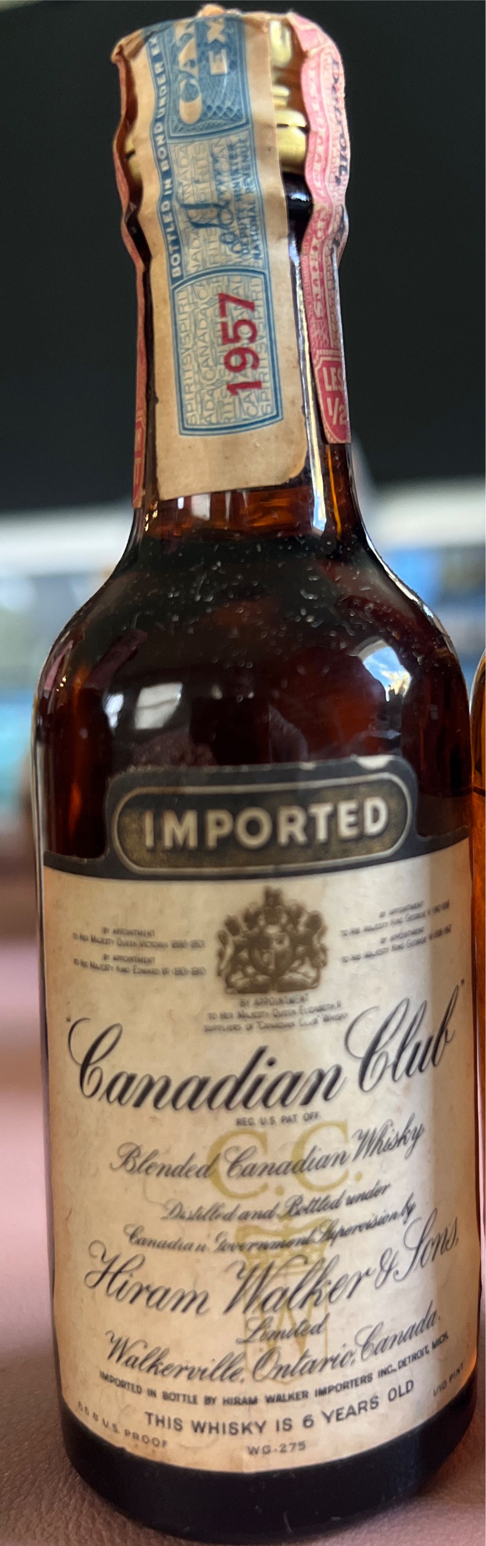 Canadian Club Whiskey - Allied Domecq Spirits (1.75L) alcohol collectible [Barcode 089540168418] - Main Image 4