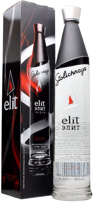 Stolichnaya Elit - Stolichnaya (750mL) alcohol collectible [Barcode 089540453774] - Main Image 2