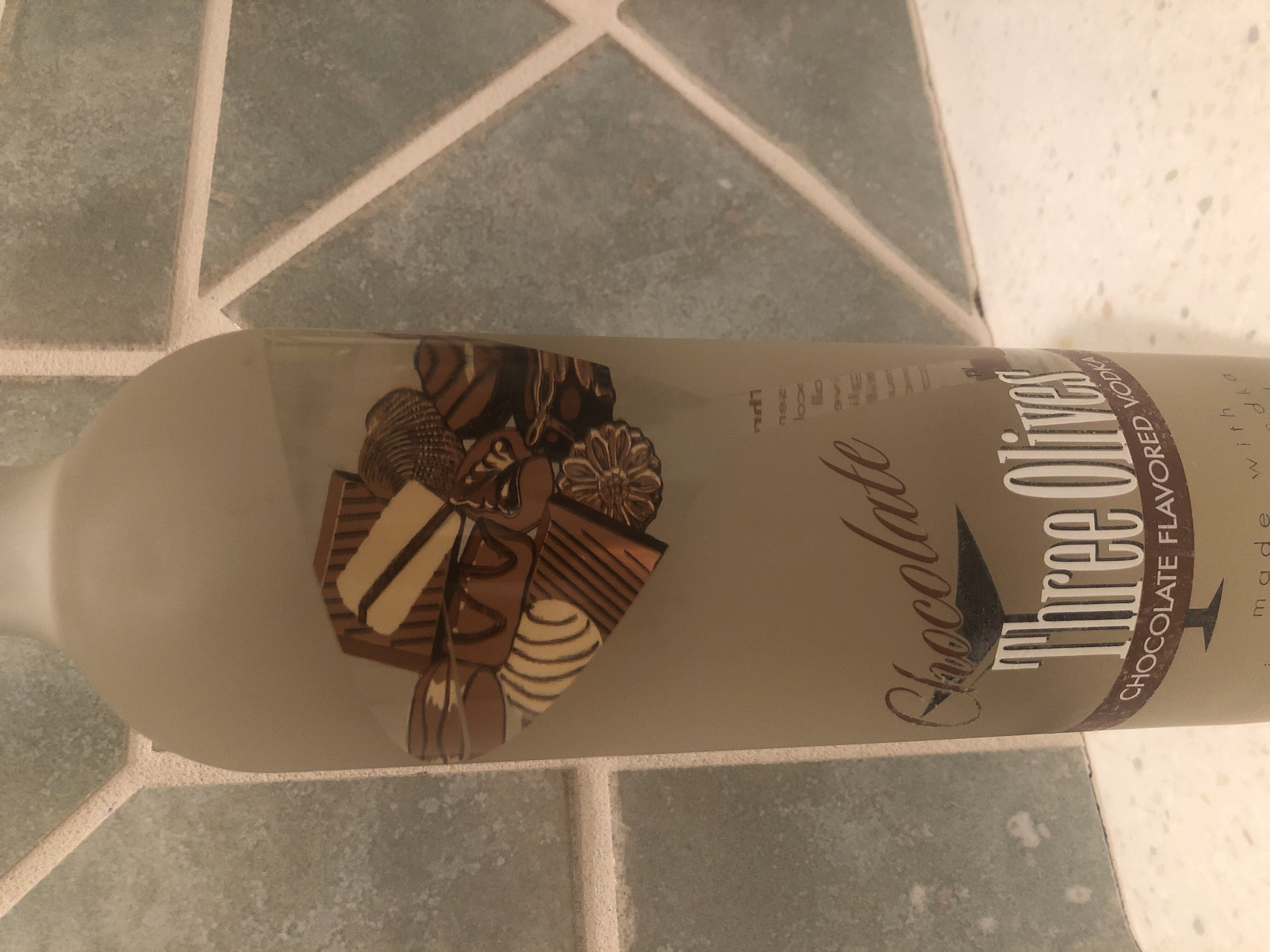 Chocolate Vodka - Three Olives Company (750 mL) alcohol collectible [Barcode 089708525428] - Main Image 2