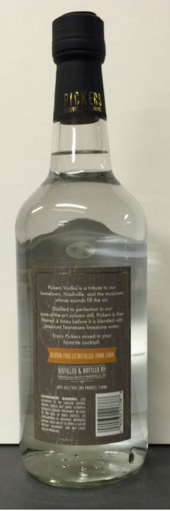Pickers Original Vodka - Speakeasy Spirits (50 mL) alcohol collectible [Barcode 040232217388] - Main Image 2