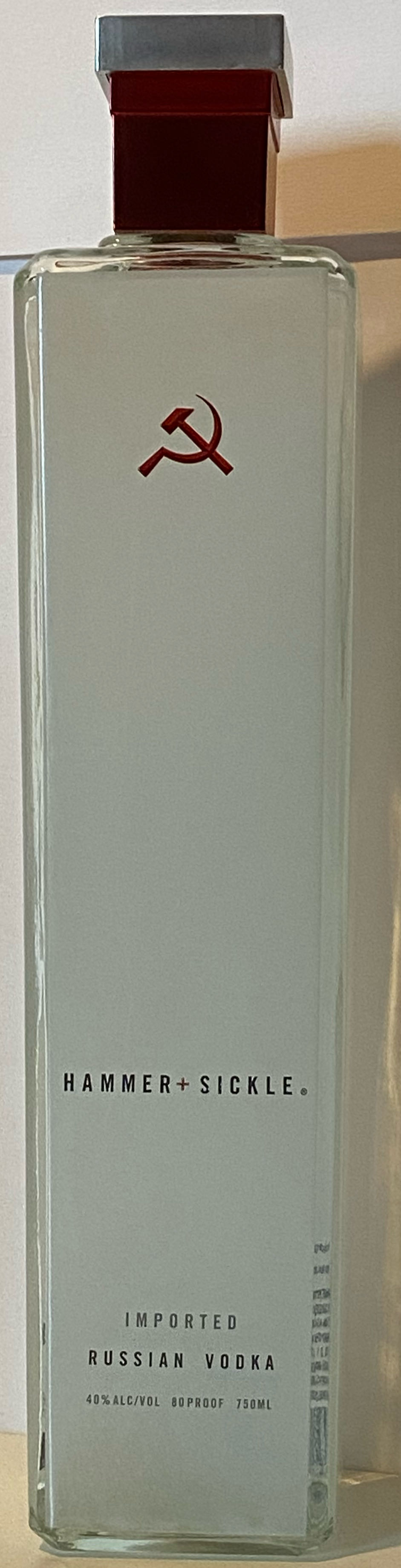 Hammer + Sickle Russian Vodka - n/a (750 mL) alcohol collectible [Barcode 094922540744] - Main Image 2