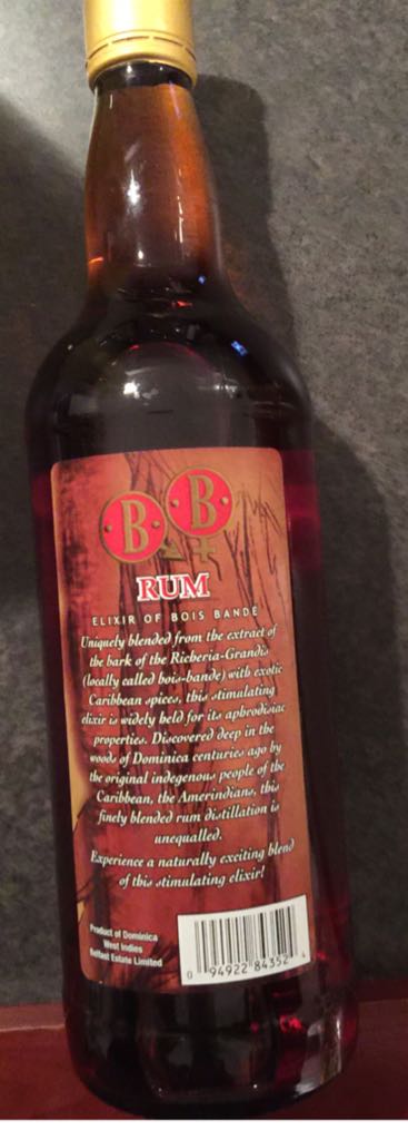 Boise Bande Rum - Bois Bande (750 mL) alcohol collectible [Barcode 094922843524] - Main Image 2