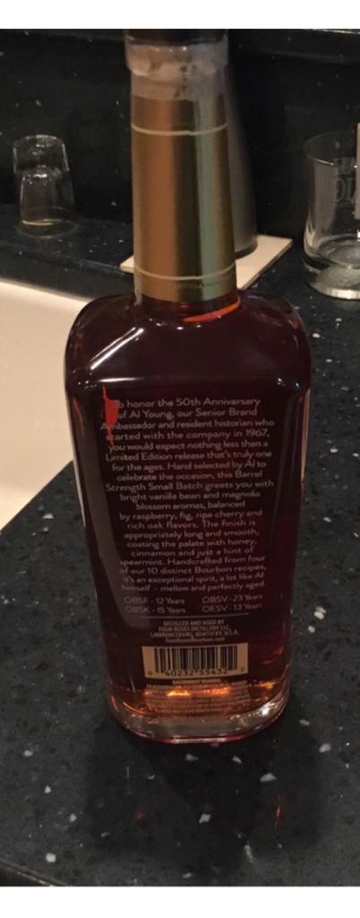 Four Roses Small Batch LE 2017 50th Annv. Al Young - Four Roses Distilleries (750 mL) alcohol collectible [Barcode 040232554322] - Main Image 2