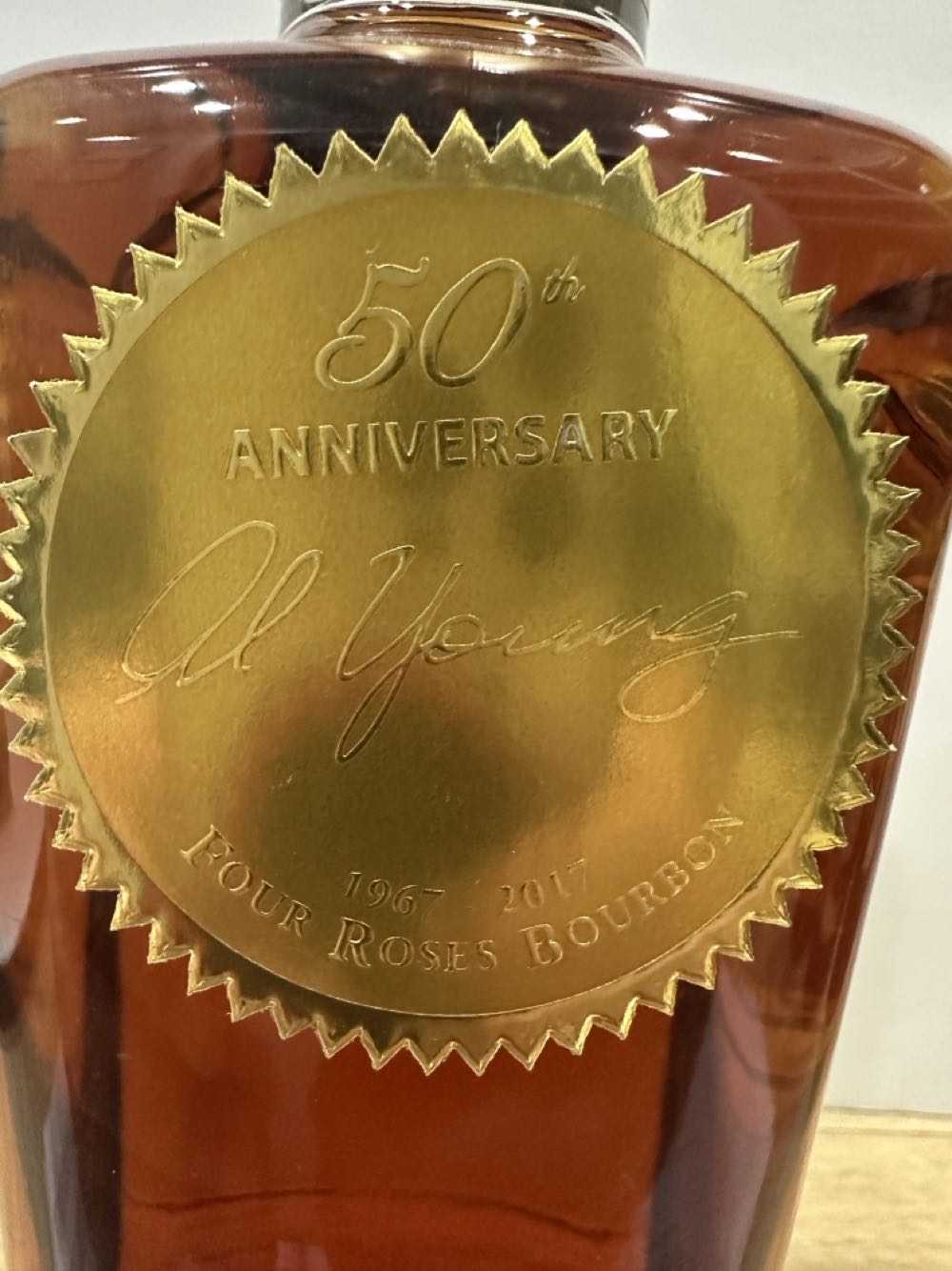 Four Roses Small Batch LE 2017 50th Annv. Al Young - Four Roses Distilleries (750 mL) alcohol collectible [Barcode 040232554322] - Main Image 3
