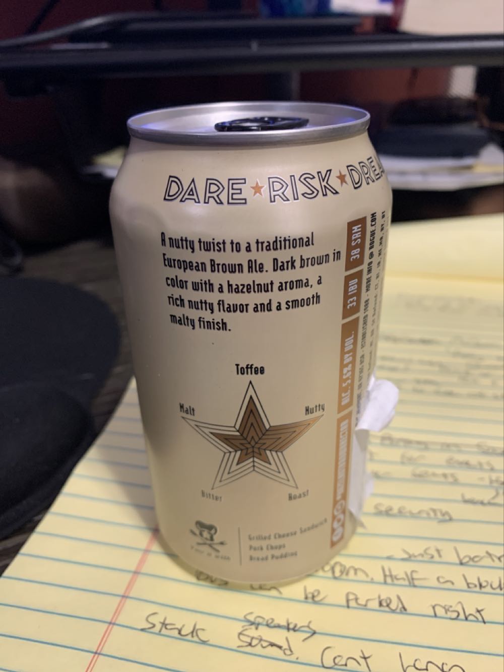 Hazelnut Brown Nectar - Rogue Ales (12 FL OZ) alcohol collectible [Barcode 095301130273] - Main Image 2