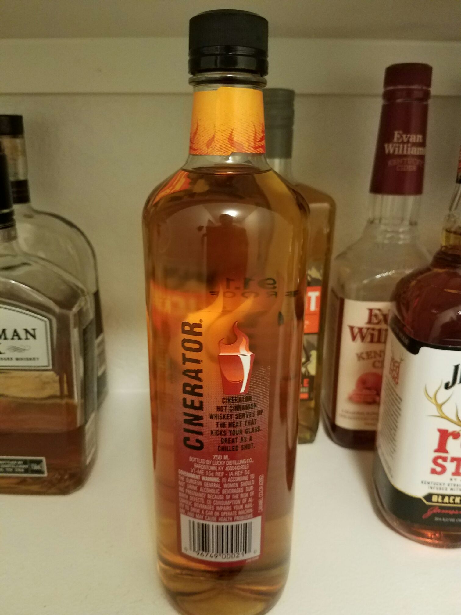 Cinerator - Lucky (750 mL) alcohol collectible [Barcode 096749000210] - Main Image 2