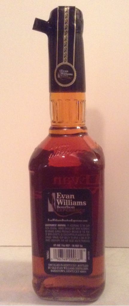 Evan Williams Bourbon - Old Evan Williams Distillery (750 mL) alcohol collectible [Barcode 096749000661] - Main Image 2