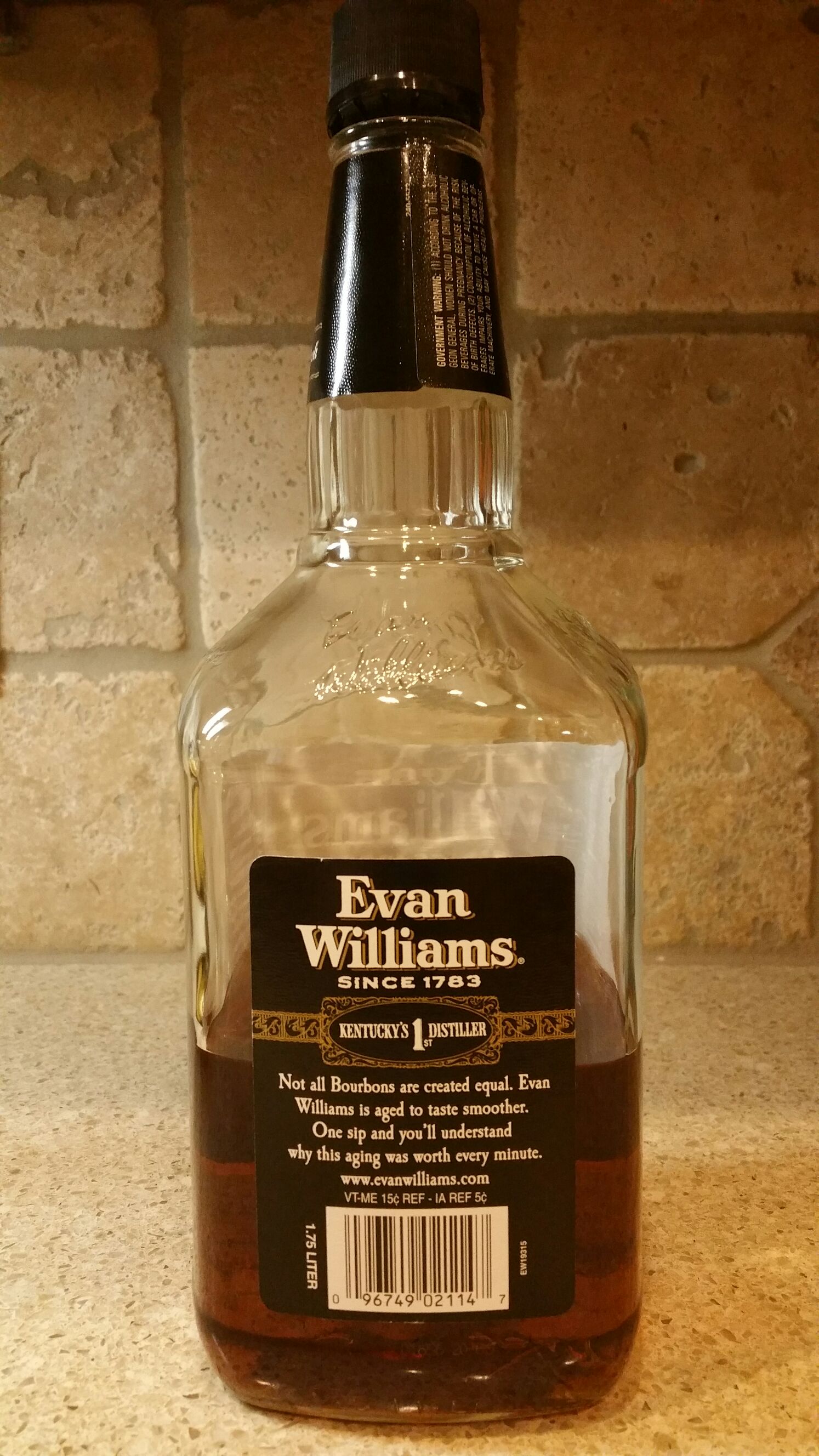 Evan Williams - Old Evan Williams Distillery (1.75 L) alcohol collectible [Barcode 096749021147] - Main Image 2