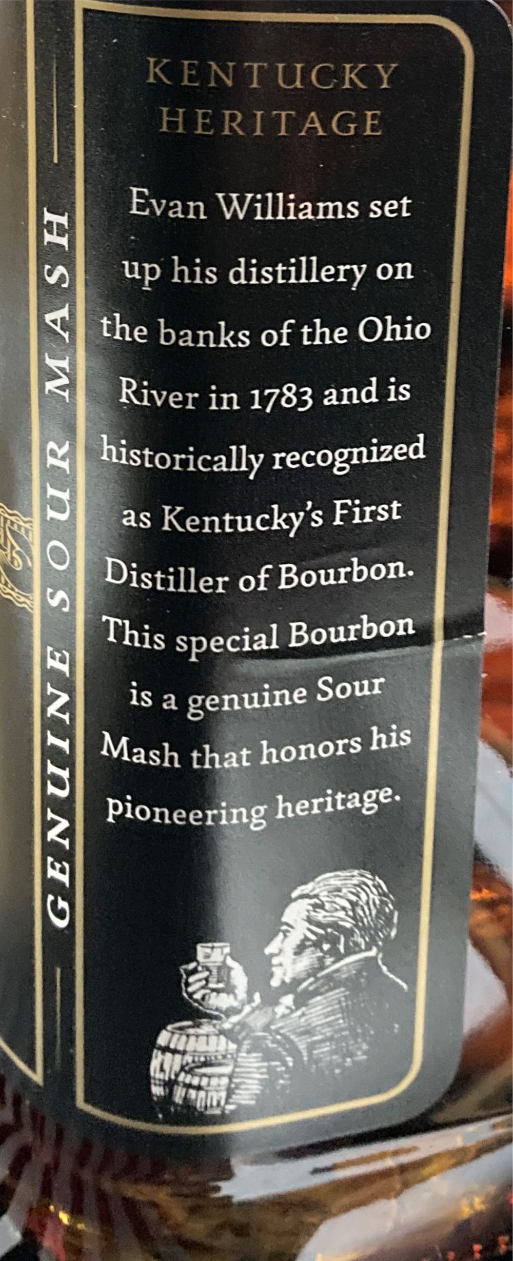 Evan Williams - Old Evan Williams Distillery (1.75 L) alcohol collectible [Barcode 096749021147] - Main Image 3