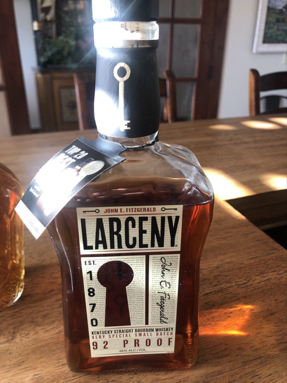 Larceny - Old Fitzgerald Distillery (750 mL) alcohol collectible [Barcode 096749031559] - Main Image 3