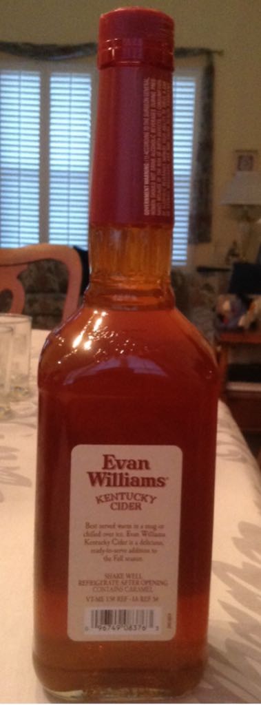 Evan Williams - Spiced Cider - Heaven Hill Distillery (750 mL) alcohol collectible [Barcode 096749083763] - Main Image 2