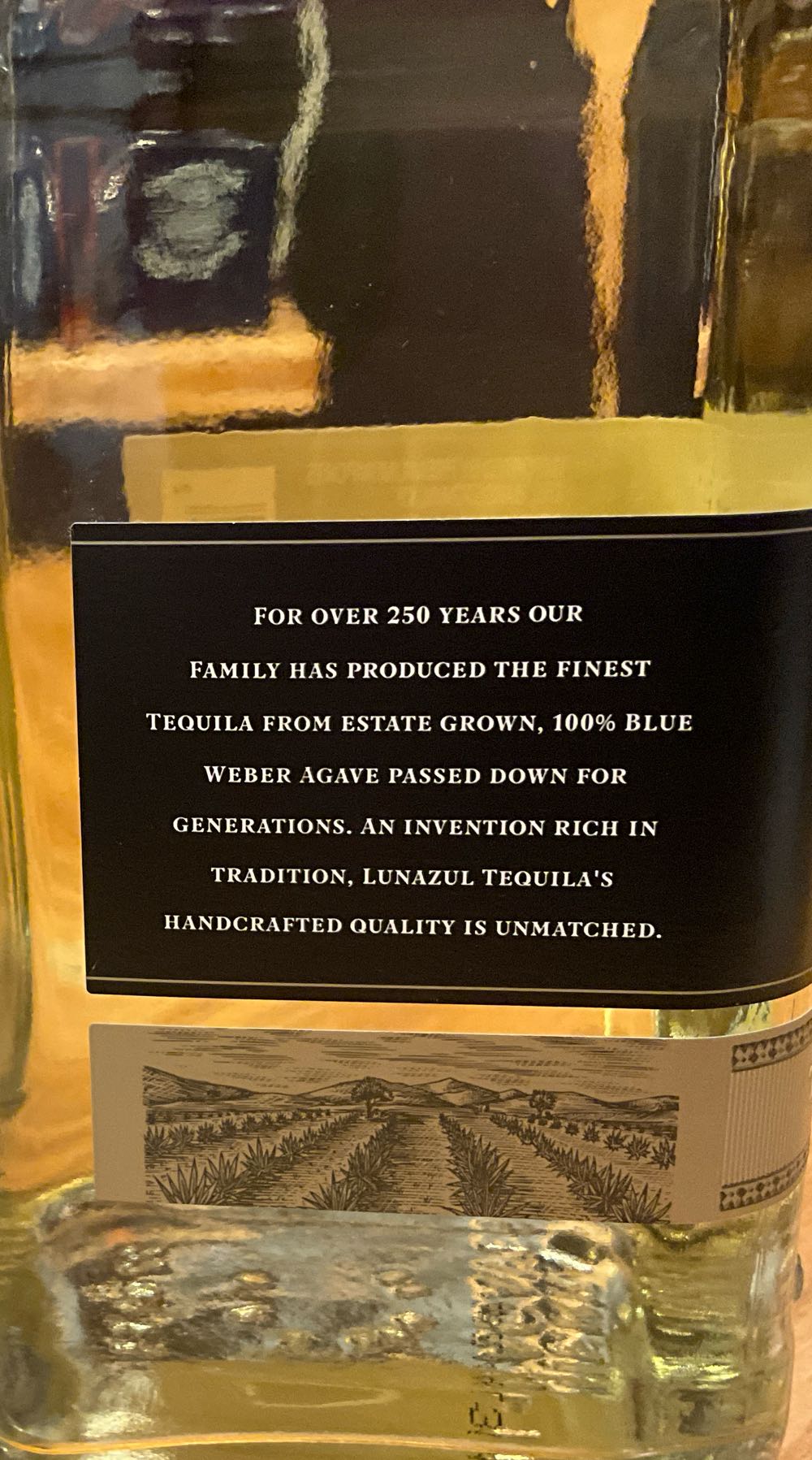 Lunazul Reposado Tequilla - Tierra de Agaves (750 mL) alcohol collectible [Barcode 096749908042] - Main Image 2