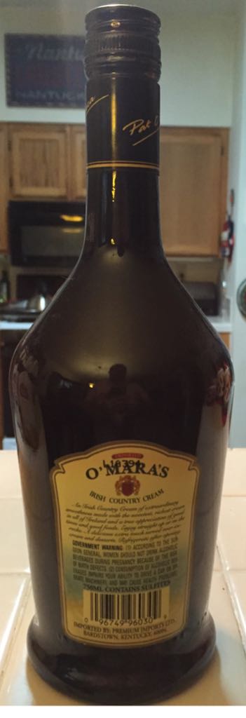 O’Mara’s - Pat O’Mara’s (750 mL) alcohol collectible [Barcode 096749960309] - Main Image 2