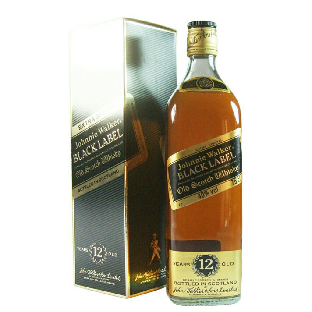 Johnnie Walker Black Label Old Scotch Whisky - Johnnie Walker & Sons (750 mL) alcohol collectible [Barcode 042161084802] - Main Image 2
