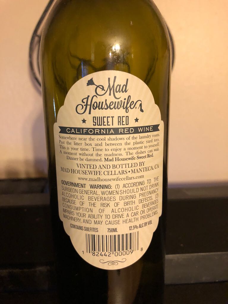 Mad Housewife - Mad Housewife Cellars (750 mL) alcohol collectible [Barcode 182442000098] - Main Image 2