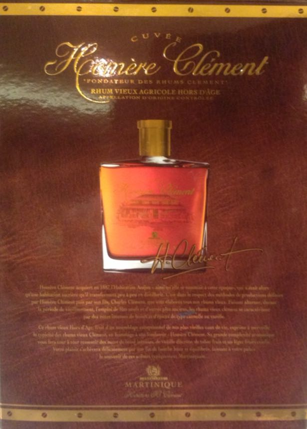 Homere Clement - Clement (750 mL) alcohol collectible [Barcode 182972000155] - Main Image 2