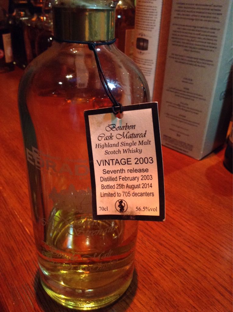 Edradour Natural Cask Strength - Edradour Distillery Company, Ltd. (700 mL) alcohol collectible [Barcode 2060188263671] - Main Image 2