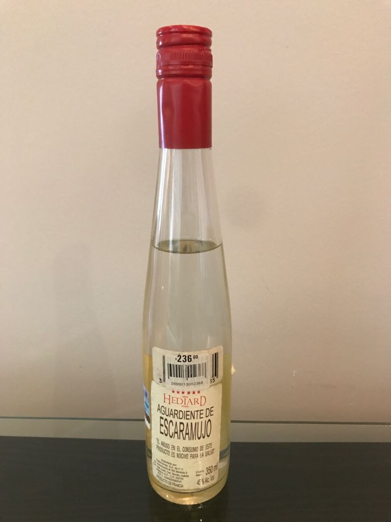 Aguardiente de Escaramujo - Hediard (350 mL) alcohol collectible [Barcode 2690013002368] - Main Image 2
