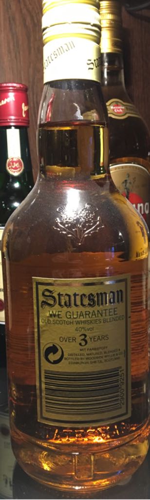 Statesman - Woodside Wyllie & Co (700 mL) alcohol collectible [Barcode 29009251] - Main Image 2