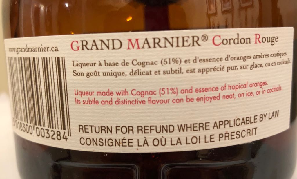 Grand Marnier Liqueur Orange & Cognac - Louis Alexandre (750 mL) alcohol collectible [Barcode 3018300000412] - Main Image 2