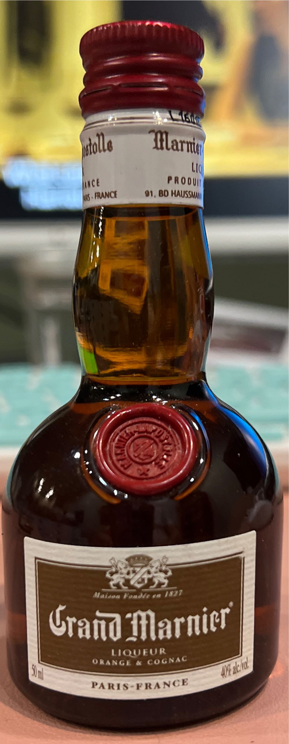 Grand Marnier - Marnier Lapostolle (50 mL) alcohol collectible [Barcode 3018300010701] - Main Image 2