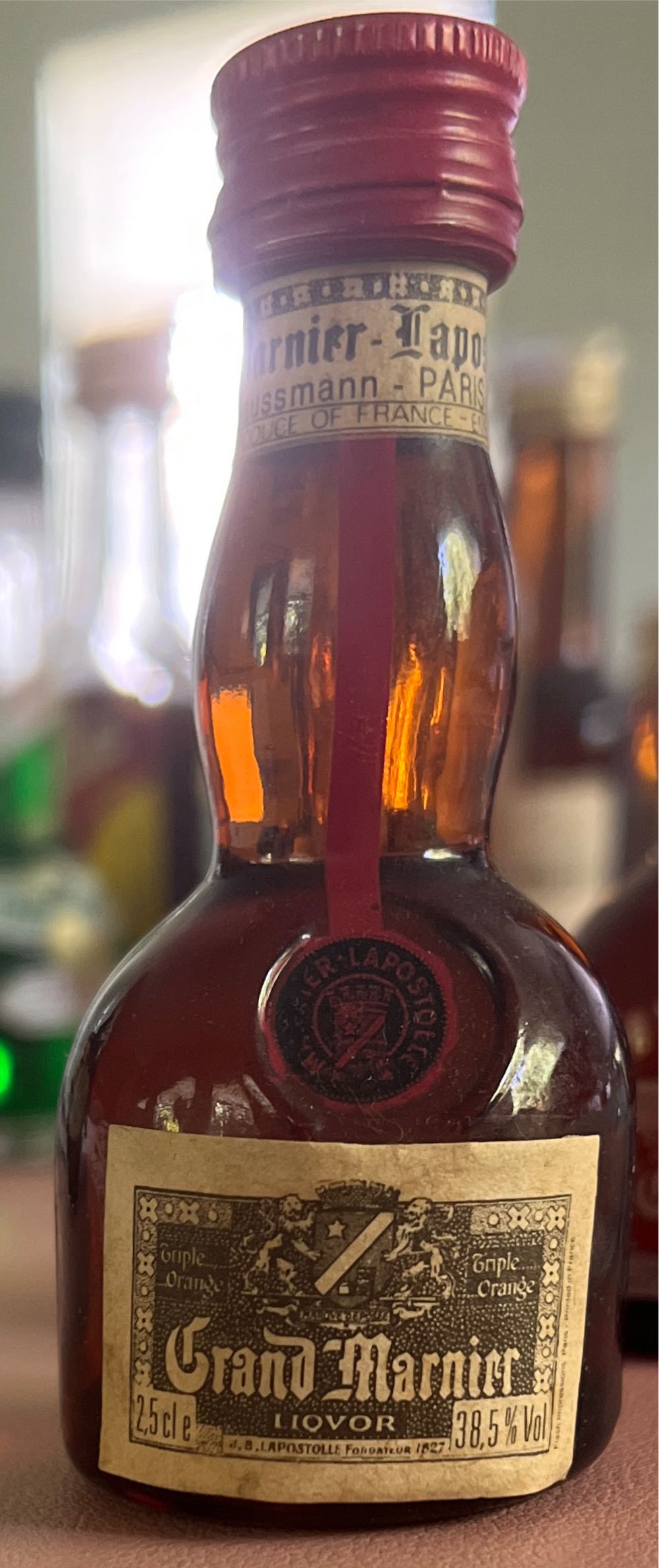 Grand Marnier - Marnier Lapostolle (50 mL) alcohol collectible [Barcode 3018300010701] - Main Image 4