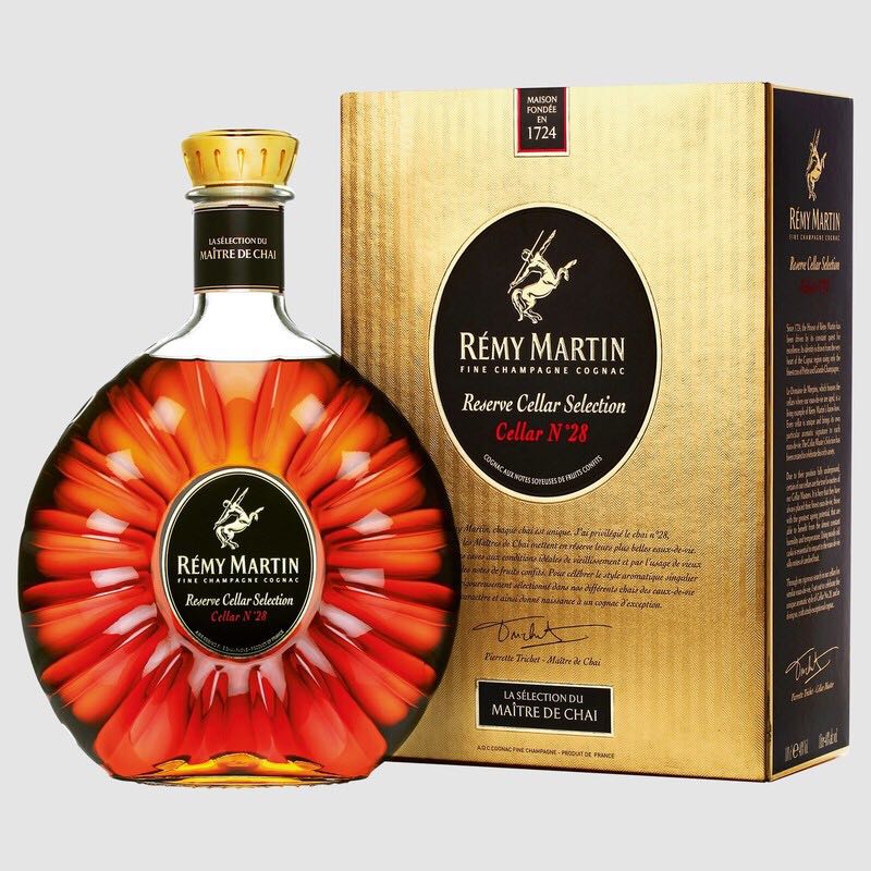 Remy Martin Cellar N28 - E. Remy Martin & Co. (1000 mL) alcohol collectible [Barcode 3024480009961] - Main Image 2