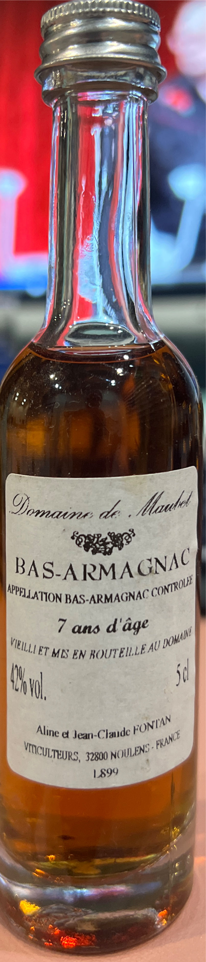 L’encantada L’esprit Armagnac - Bas Armagnac (750 mL) alcohol collectible [Barcode 3047100017887] - Main Image 2