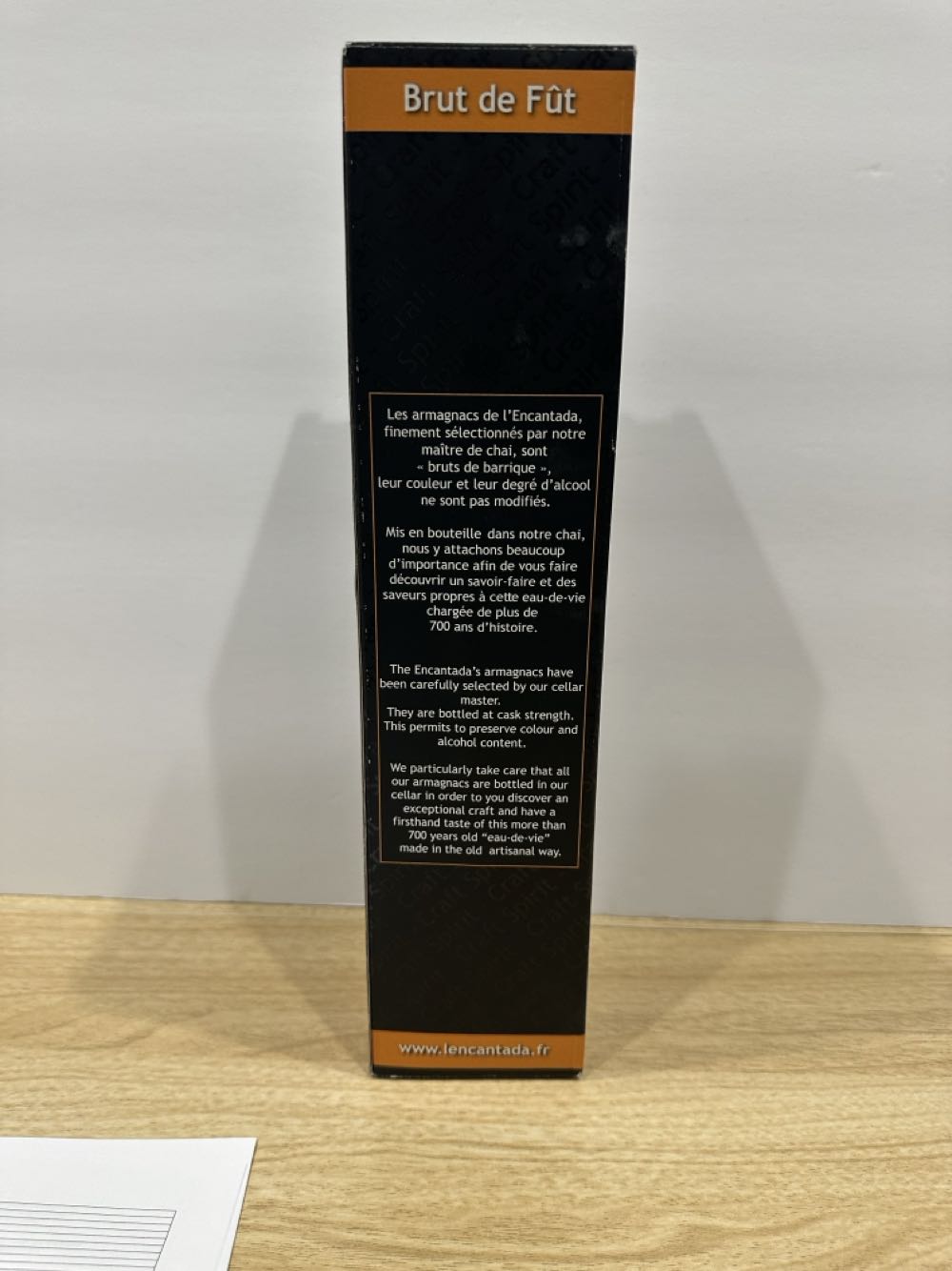 L’encantada L’esprit Armagnac - Bas Armagnac (750 mL) alcohol collectible [Barcode 3047100017887] - Main Image 4