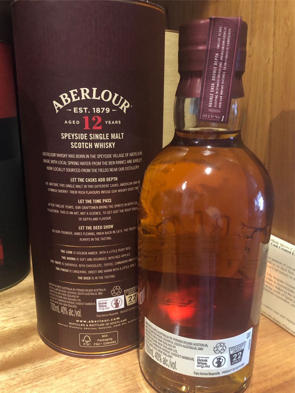 Aberlour 12 Years Old - The Aberlour Distillery (700 mL) alcohol collectible [Barcode 3047100056251] - Main Image 4