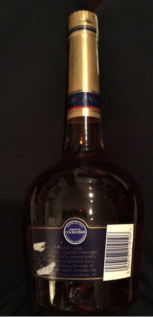 Courvoisier V.S.O.P. Fine Champagne - Courvoisier 16200 (750 mL) alcohol collectible [Barcode 3049197210196] - Main Image 2