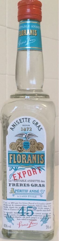 Floranis Anisette - Frères(les) Gras (700 mL) alcohol collectible [Barcode 3147690058007] - Main Image 2