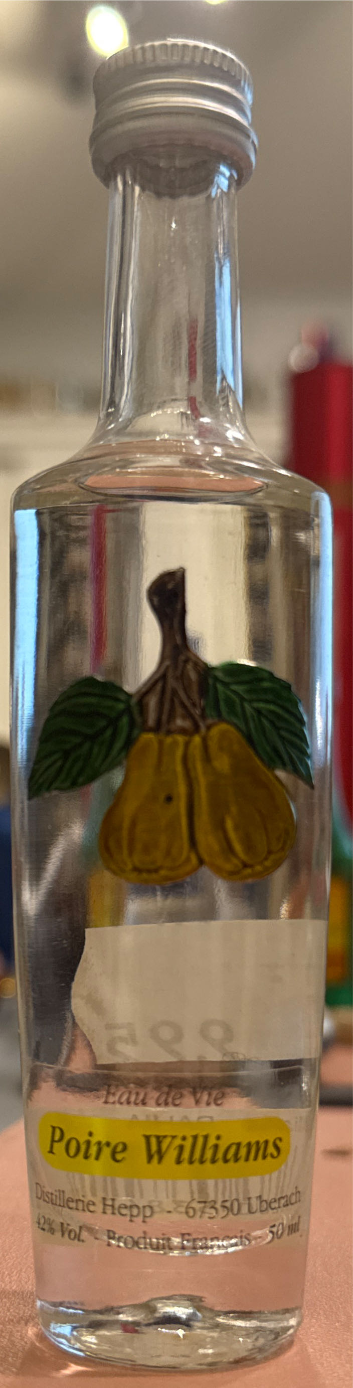 Eau-de-vie Poire-Williams - G.E. Massenez (500 mL) alcohol collectible [Barcode 3265120004766] - Main Image 2