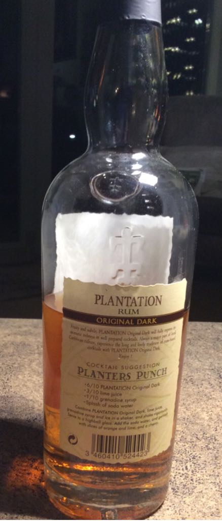 Finsbury Gin 700μl 700ml - Plantation Rum (700 mL) alcohol collectible [Barcode 3460410524423] - Main Image 2