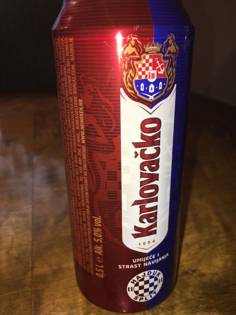 Karlovačko - Pivovarna Laško Union doo (500 mL) alcohol collectible [Barcode 3850103003654] - Main Image 2