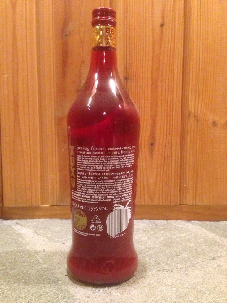 XUXU - Georg Hemmeter GmbH (1L) alcohol collectible [Barcode 4000269001356] - Main Image 2