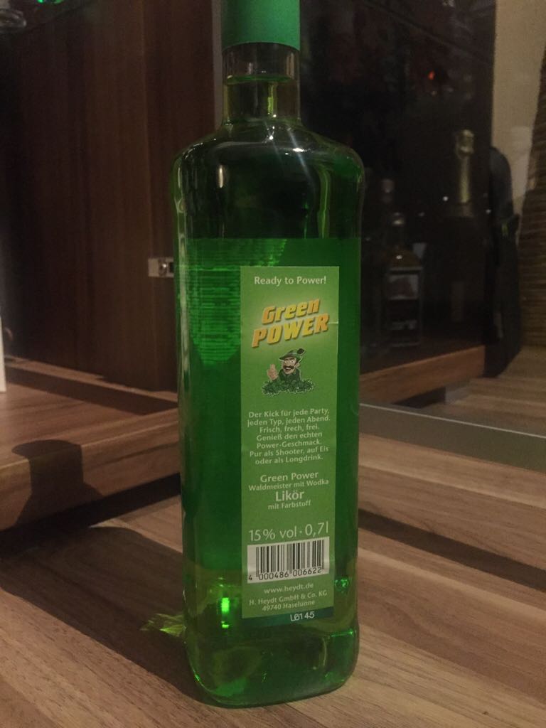 Waldmeister mir Wodka - HEYDT (700 mL) alcohol collectible [Barcode 4000486006622] - Main Image 2