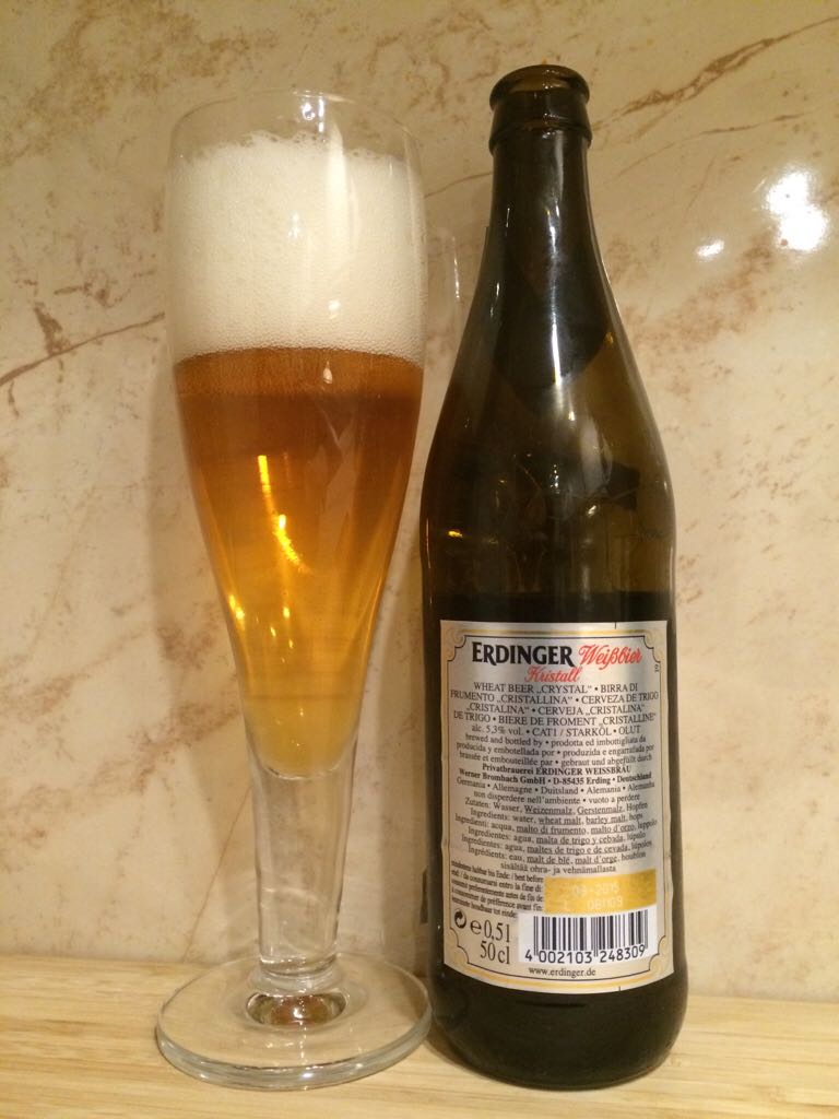 Erdinger Kristall - Erdinger (500 mL) alcohol collectible [Barcode 4002103248309] - Main Image 2