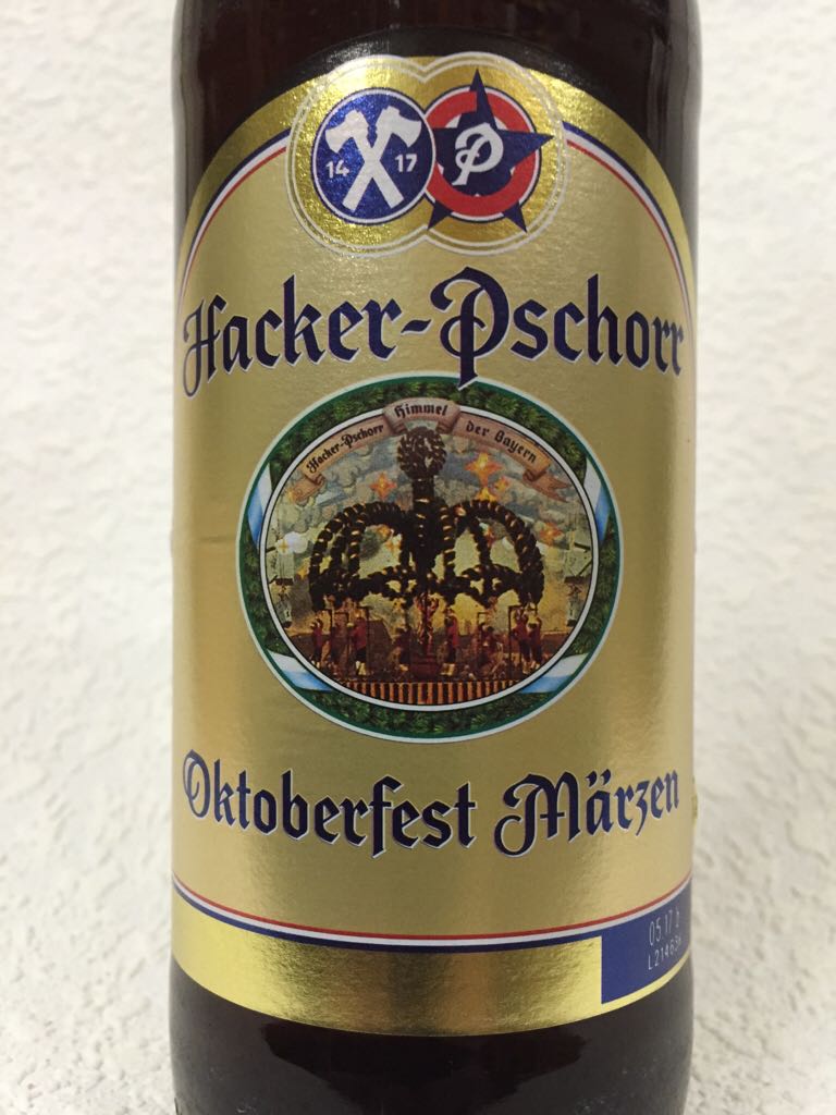 Hacker-Pschorr Oktoberfest MÃ¤rzen - Hacker-Pschorr Bräu, München (500 mL) alcohol collectible [Barcode 4004866721471] - Main Image 2