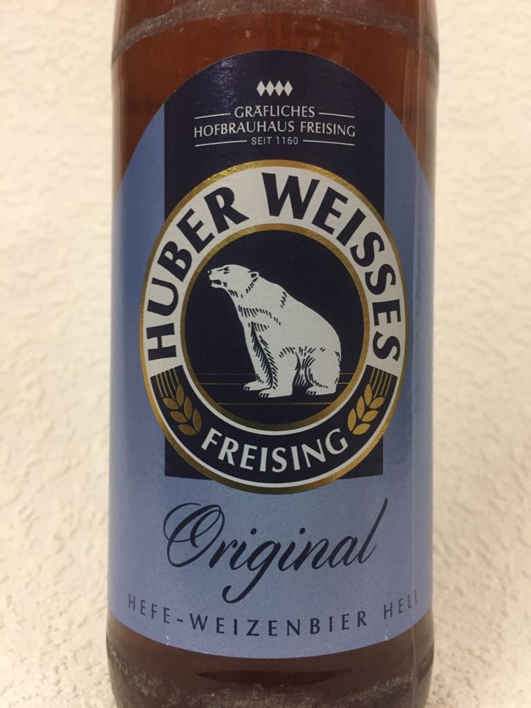 Huber Weisse  - Gräfliches Hofbrauhaus Freising (500 mL) alcohol collectible [Barcode 4005338000254] - Main Image 2