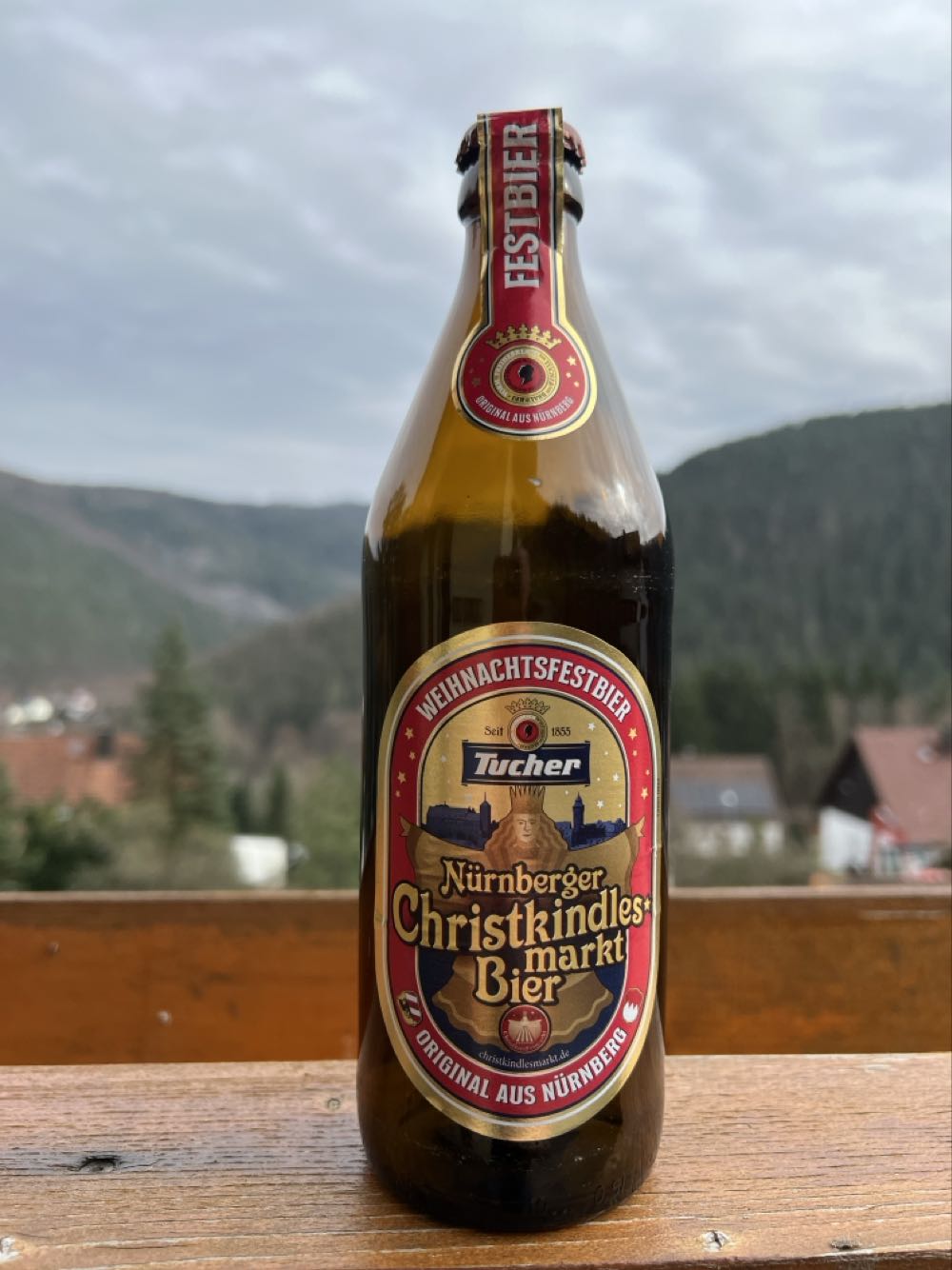 Tucher - Christkindlesmarkt Bier - Tucher Traditionsbrauerei, Nürnberg/Fürth (500 mL) alcohol collectible [Barcode 4006298002708] - Main Image 3