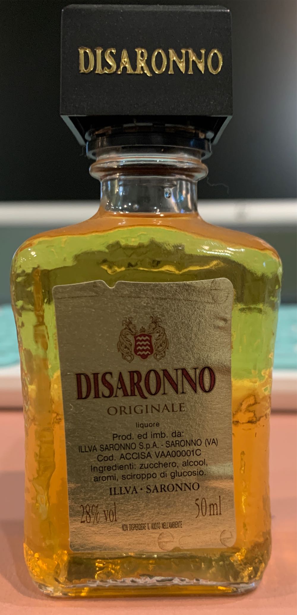 Disaronno Originale - Illva Saronno SPA (50 mL) alcohol collectible [Barcode 050037014549] - Main Image 3