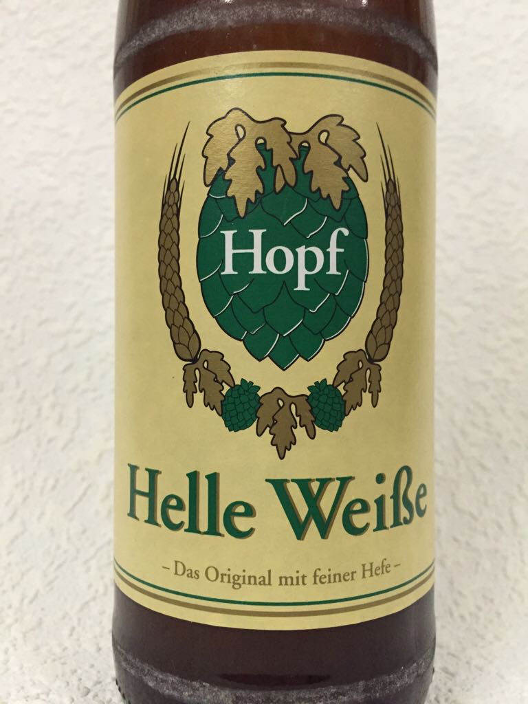 Hopf - Helle Weiße - Weißbierbrauerei Hopf, Miesbach (500 mL) alcohol collectible [Barcode 4013004000019] - Main Image 2