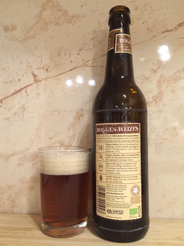 Störtebeker Roggen-Weizen - Störtebeker Braumanufaktur, Stralsund (500 mL) alcohol collectible [Barcode 4014807001043] - Main Image 2