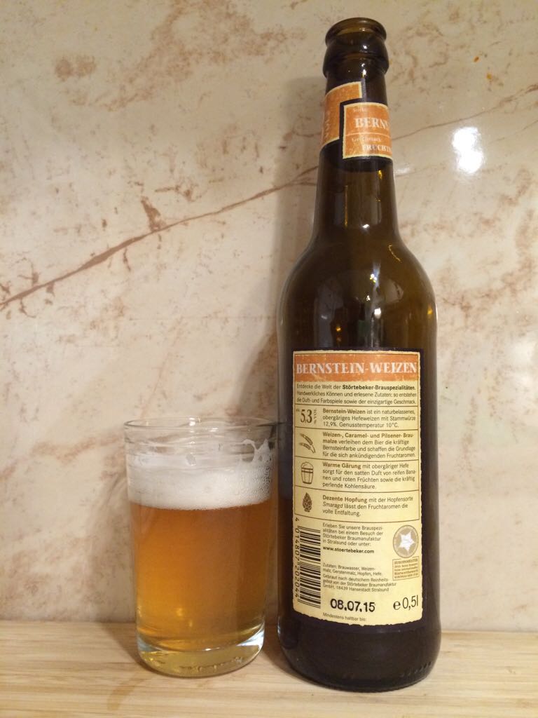 Störtekeber Bernstein-Weizen - Störtebeker Braumanufaktur, Stralsund (500 mL) alcohol collectible [Barcode 4014807202044] - Main Image 2