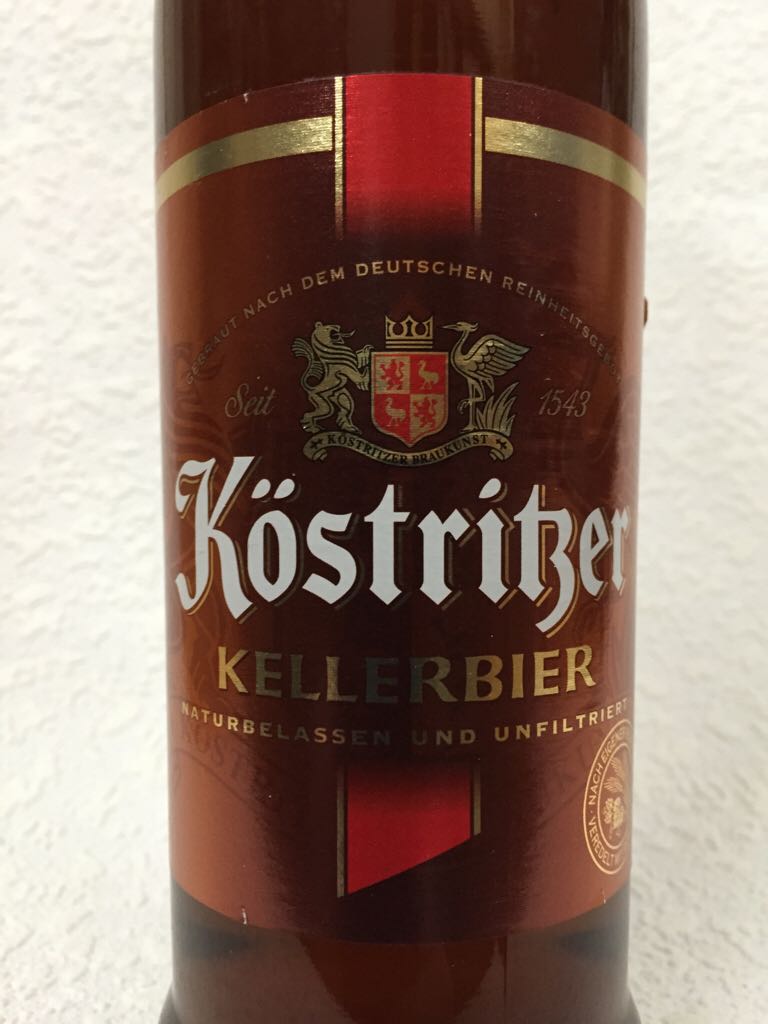 Köstritzer - Kellerbier - Köstritzer Schwarzbierbrauerei, Bad Köstritz (500 mL) alcohol collectible [Barcode 4014964014887] - Main Image 2