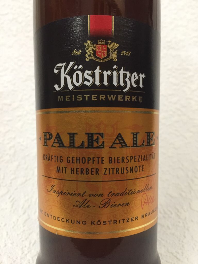 Köstritzer - Pale Ale - Köstritzer Schwarzbierbrauerei, Bad Köstritz (500 mL) alcohol collectible [Barcode 4014964015006] - Main Image 2