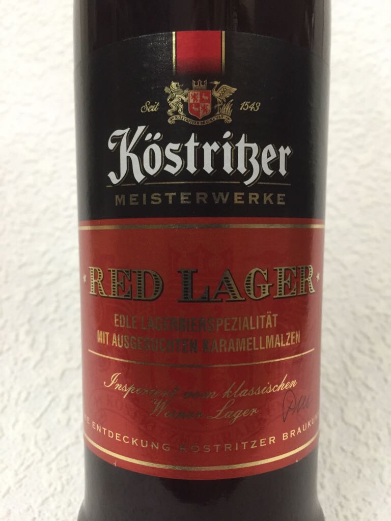 Köstritzer - Red Lager - Köstritzer Schwarzbierbrauerei, Bad Köstritz (500 mL) alcohol collectible [Barcode 4014964017161] - Main Image 2