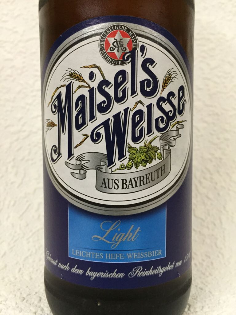 Maisel’s Weisse - Light - Brauerei Gebr. Maisel, Bayreuth (500 mL) alcohol collectible [Barcode 40173405] - Main Image 2